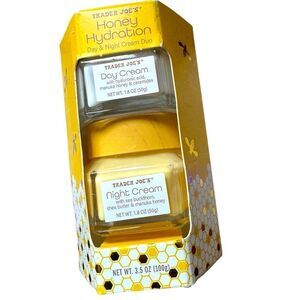 Limited Edition Trader Joe's Honey Hydration Day and Night Cream Duo  NIB